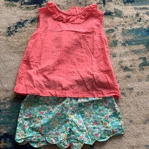 Cute summer shorts set